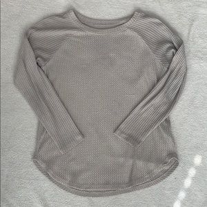 American Eagle Waffle Knit Top